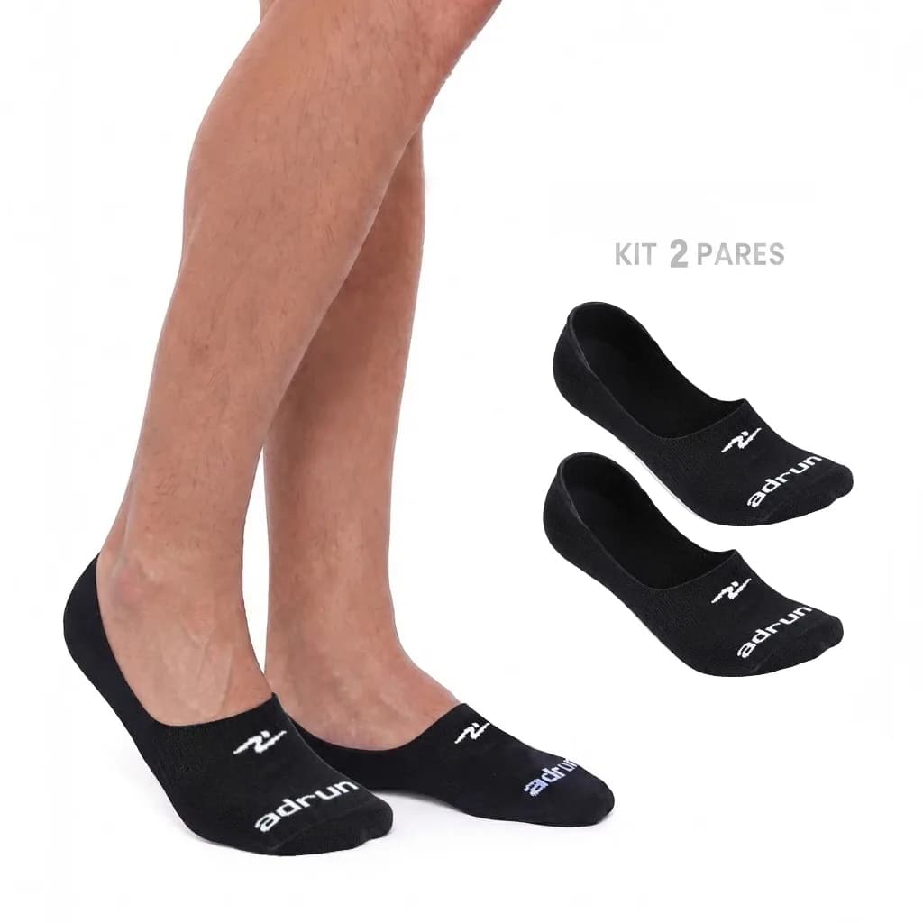 Kit com 2 Pares de Meias Invisível 34/39 — imagem 6 de 10